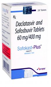 Sofokast plus Natco содержит активные ингредиенты Софосбувир 400mg и Даклатасвир 60mg